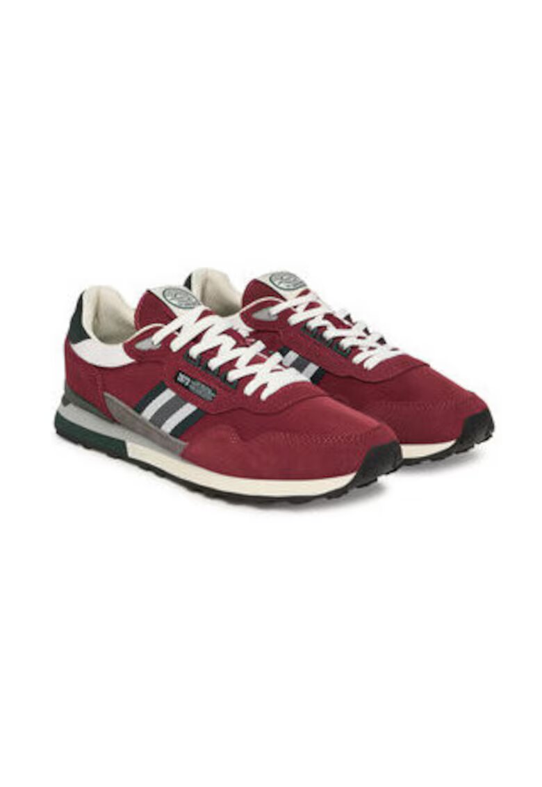 Pepe Jeans Pantofi sport pentru barbati - 305416520 - piele naturala - visiniu