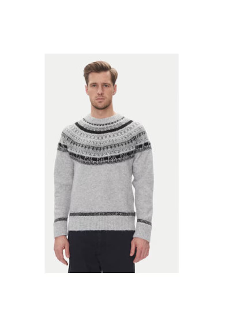 Pepe Jeans Pulover barbati PM702504 - Poliester/Acril - Gri - Gri