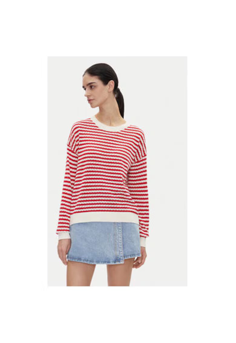 Pepe Jeans Pulover dama PL702278 - Viscoza/Bumbac - Rosu - Rosu
