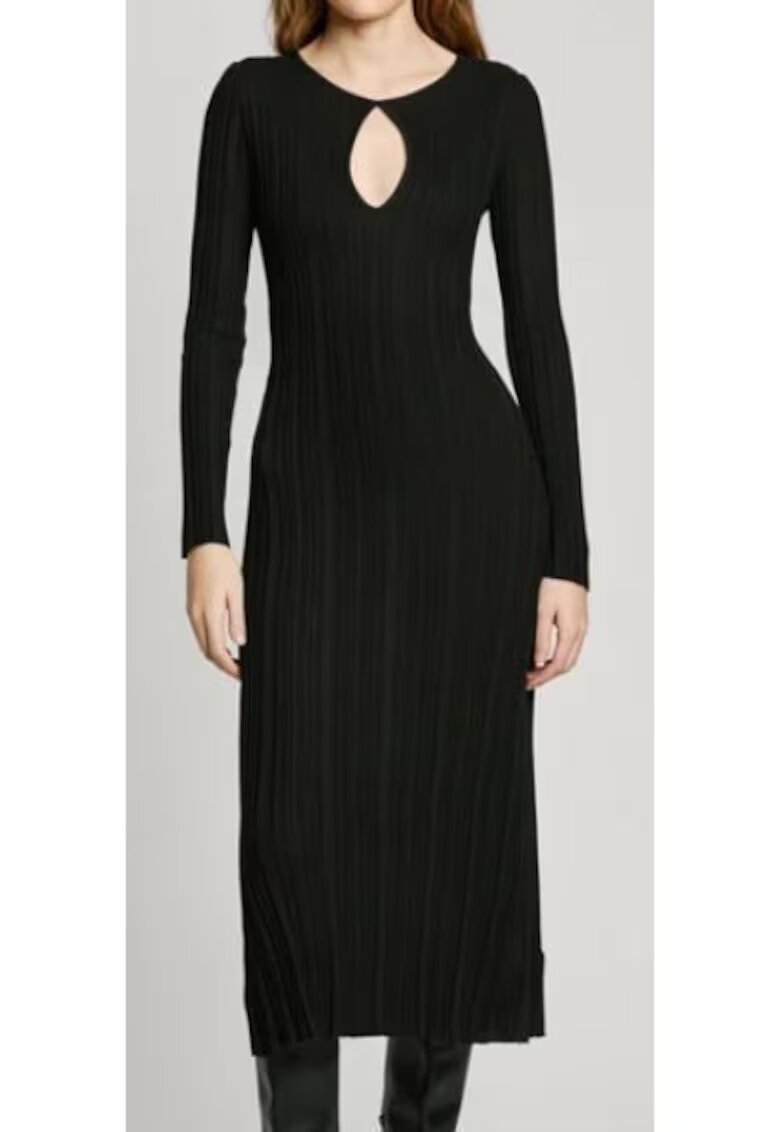 Pepe Jeans Rochie bodycon din amestec de matase