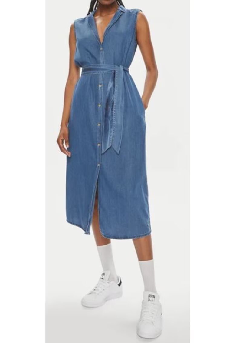 Pepe Jeans Rochie dama albastru - viscoza