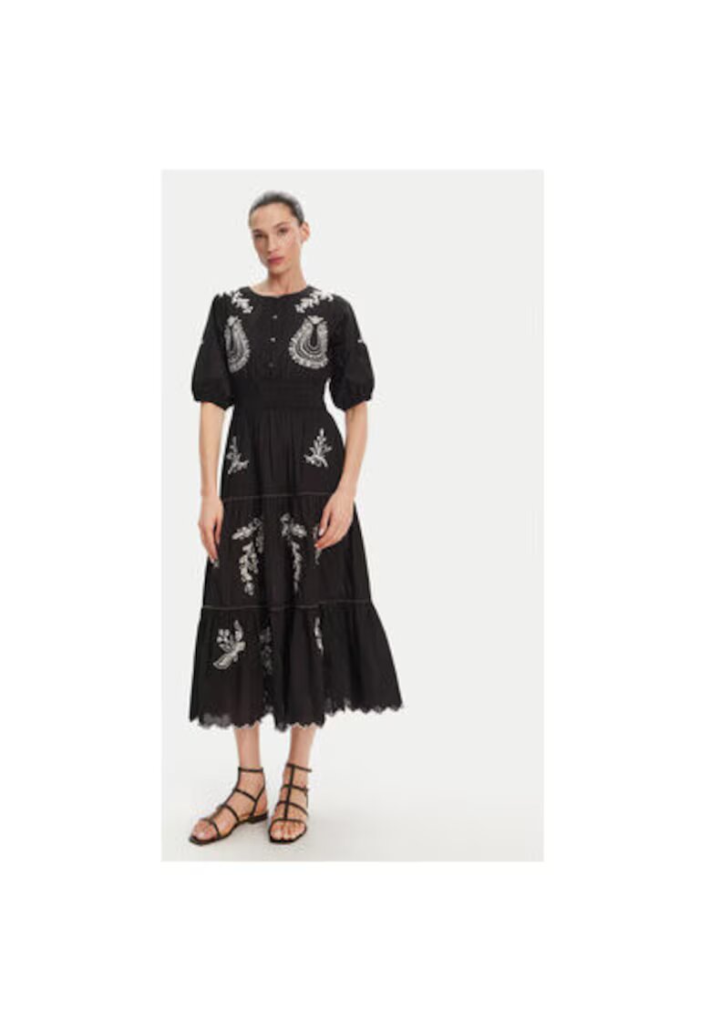 Pepe Jeans Rochie dama PL953743 - Bumbac - Negru - Negru