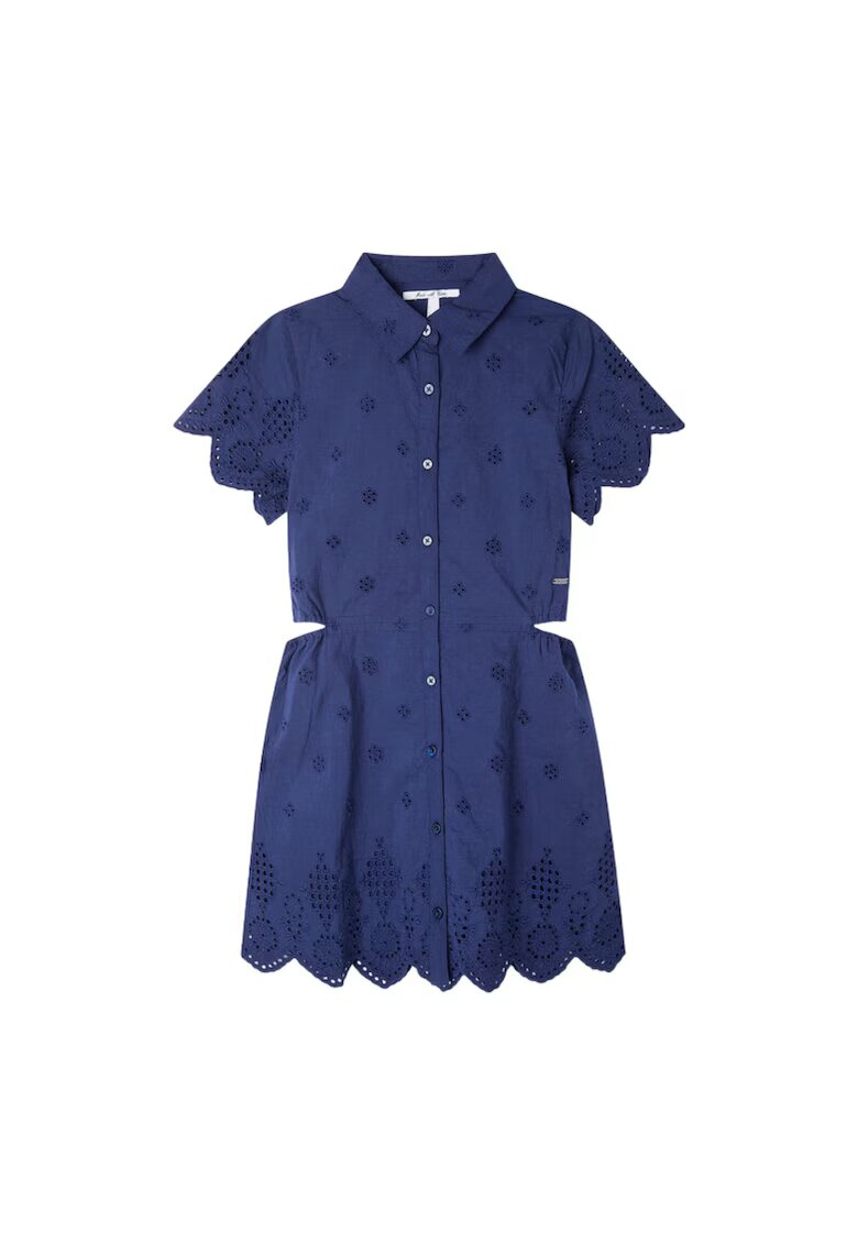 Pepe Jeans Rochie stil camasa cu decupaje laterale -