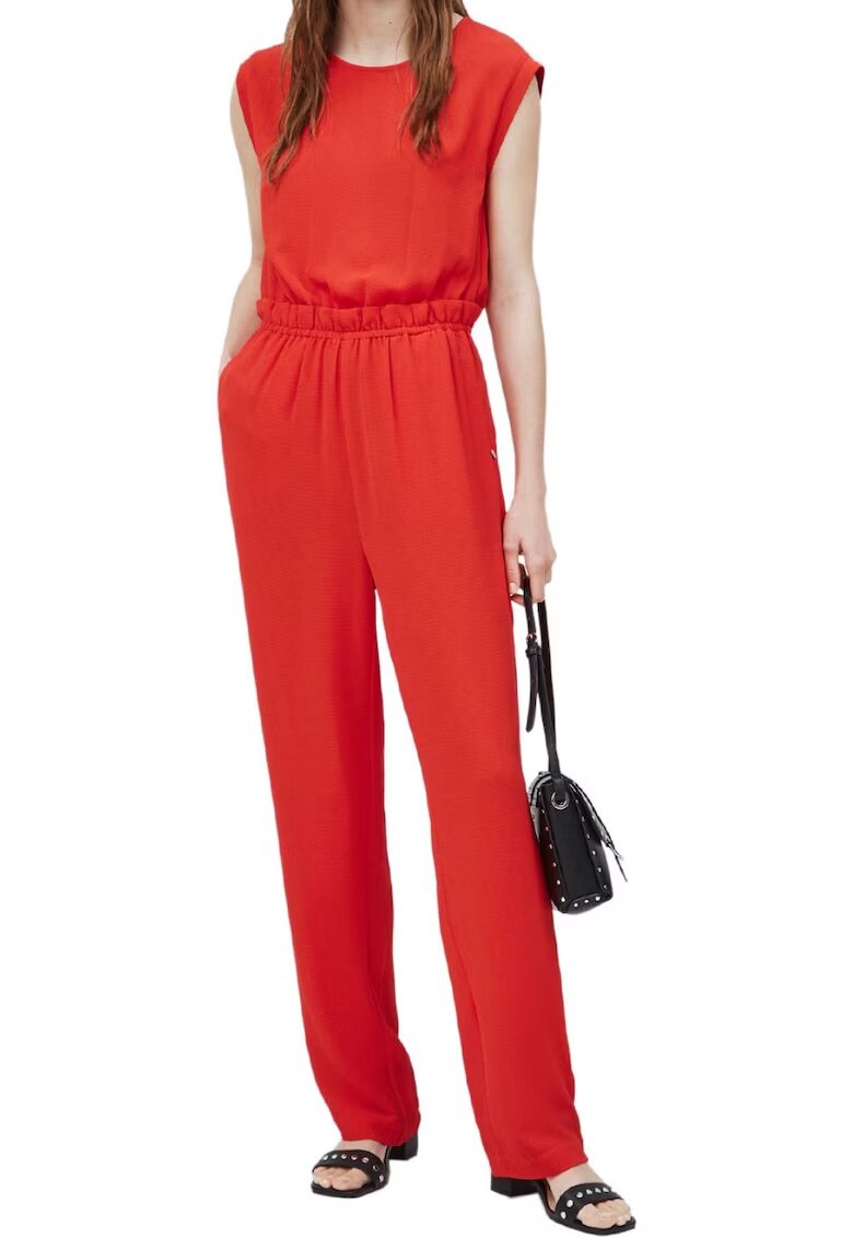 Pepe Jeans Salopeta dama - Poliester/Elastan - Rosu -