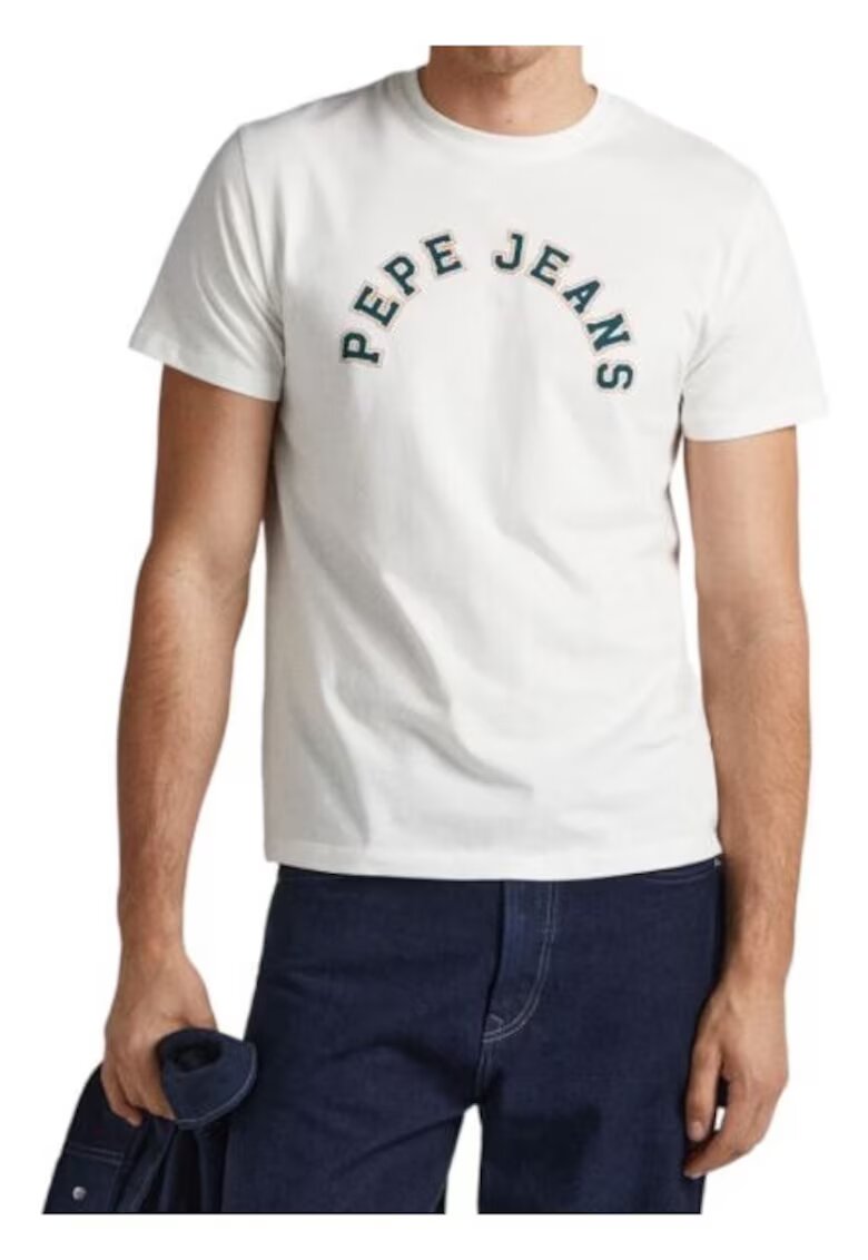 Pepe Jeans Tricou - Alb - Alb/Negru