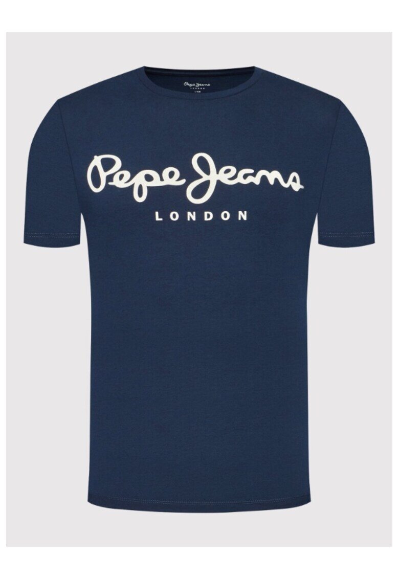 Pepe Jeans Tricou barbati - 209509335 - Bumbac - Bleumarin