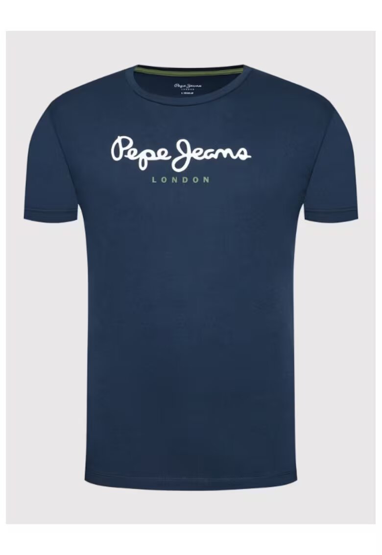Pepe Jeans Tricou barbati - 209509359 - Bumbac - Bleumarin