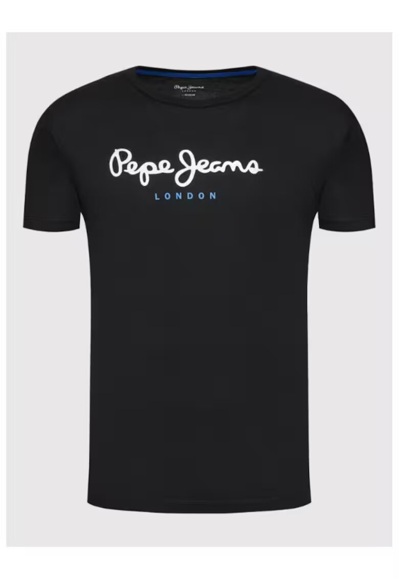 Pepe Jeans Tricou barbati - 209509366 - Bumbac - Negru