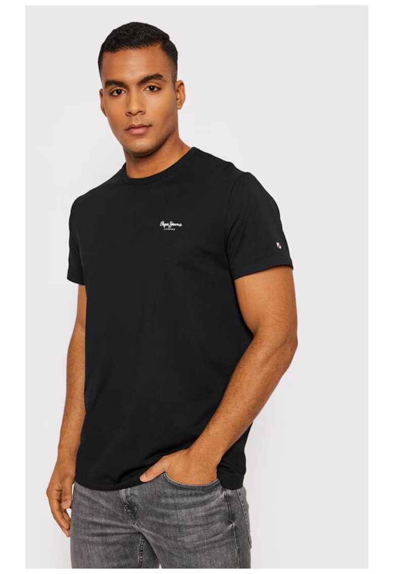 Pepe Jeans Tricou barbati - 9267 - Bumbac - Negru