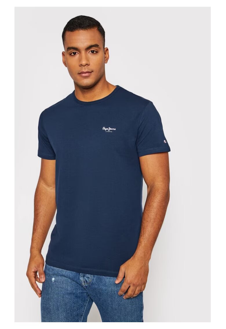 Pepe Jeans Tricou barbati - 9274 - Bumbac - Bleumarin