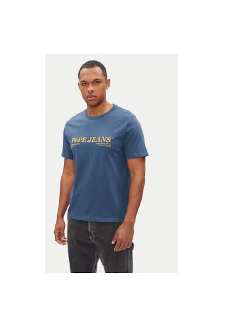 Pepe Jeans Tricou barbati PM509728 - Bumbac - Albastru - Albastru