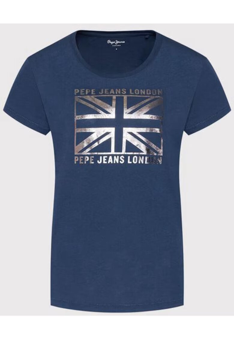 Pepe Jeans Tricou cu imprimeu in fata Zeldas PL505037 595 -