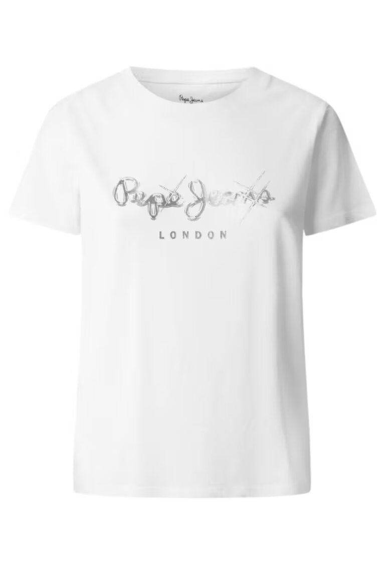 Pepe Jeans Tricou din amestec de bumbac cu logo
