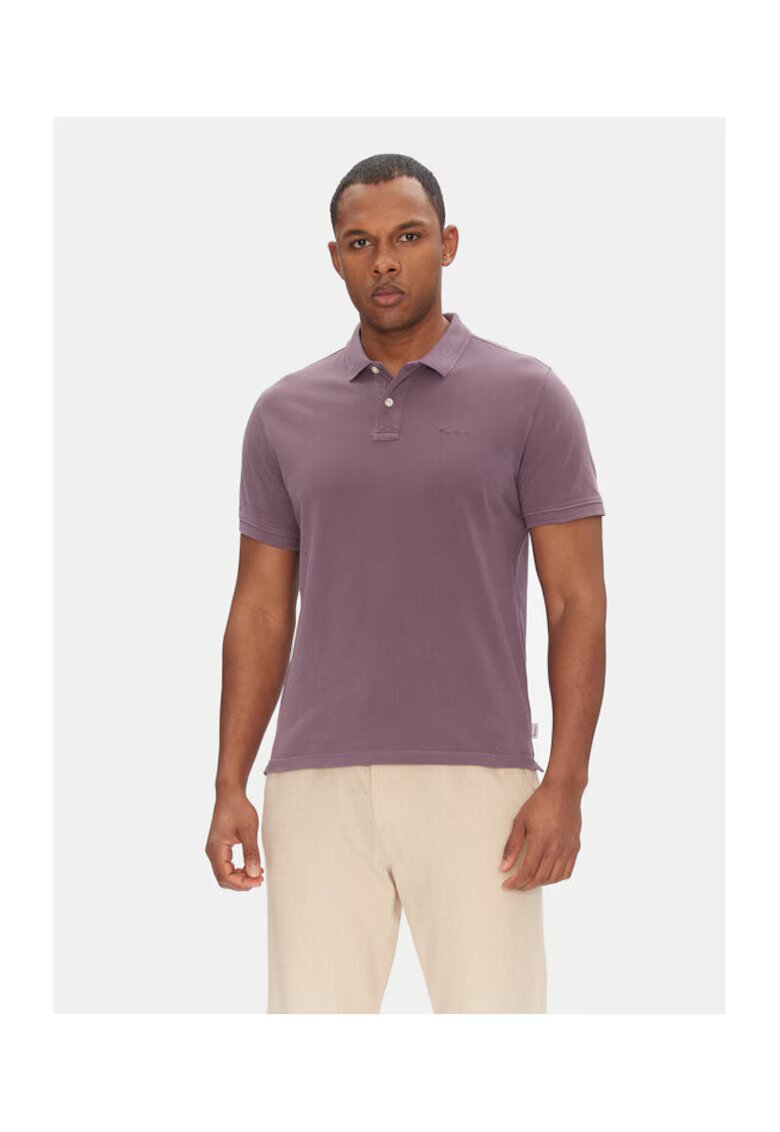 Pepe Jeans Tricou polo barbati PM542099 - Bumbac - Mov - Mov