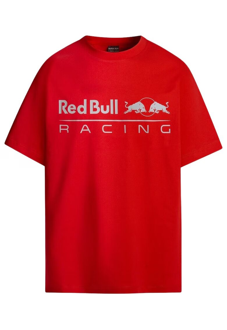 Pepe Jeans Tricou x Red Bull Racing Logo Print 2025 - Rosu