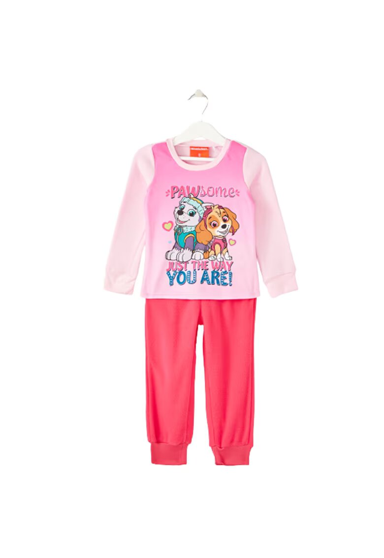 Peppa Pig Pijamale lungi Paw Patrol - model 52041837 - Rosu -