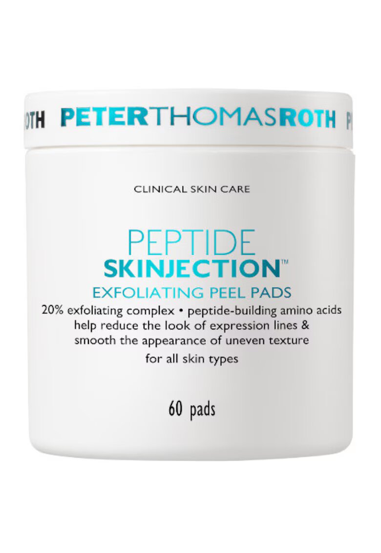 Peter Thomas Roth Dischete exfoliante pentru fata Peptide Skinjection Exfoliating Peel Pads - 60 bucati