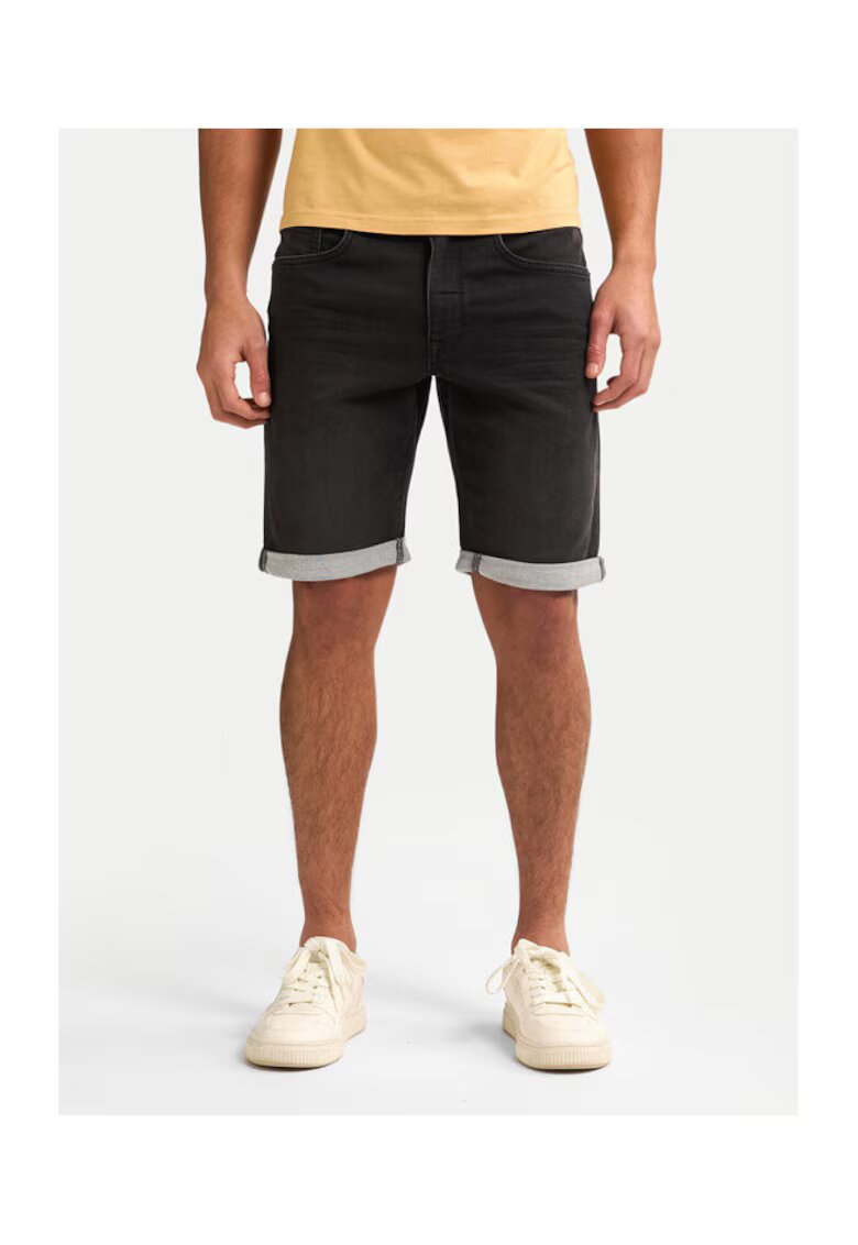 Petrol Industries Pantaloni scurti barbati - denim - gri inchis