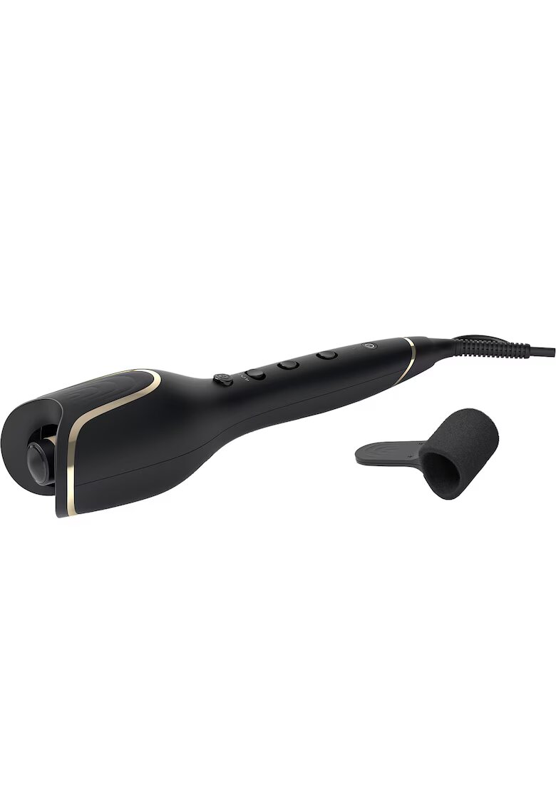 Philips Ondulator automat StyleCare Prestige BHB876/00 - Invelis ceramic protector cu infuzie de cheratina - selector de temperatura: 210°C - 190°C - si 170°C - Sistem de ondulare inteligenta - Negru