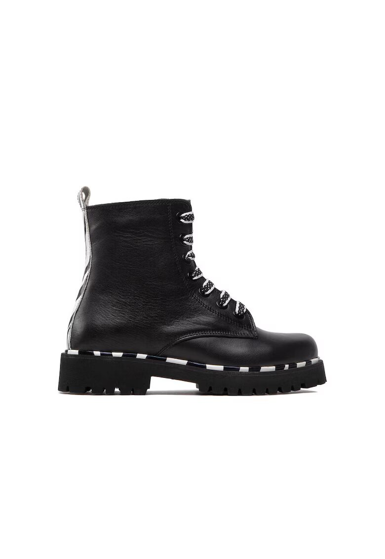 PIAZZA Pantofi sport dama - 25207 - Piele naturala - Negru