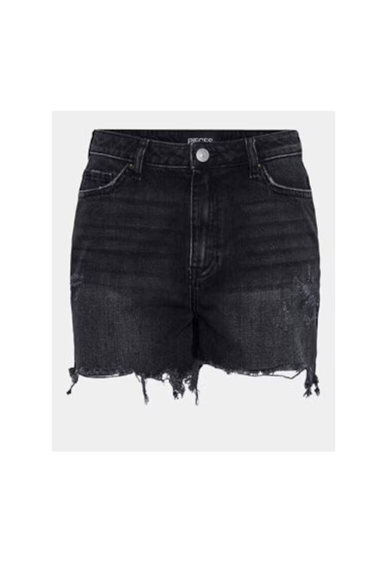 Pieces Blugi dama - 303435028 - Bumbac - Negru - Negru