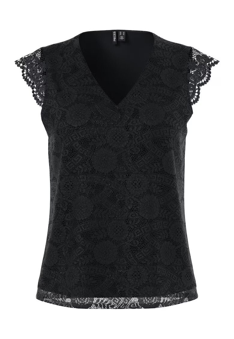 Pieces Bluza dama 17154614 - Nylon/Elastan - Negru - Negru