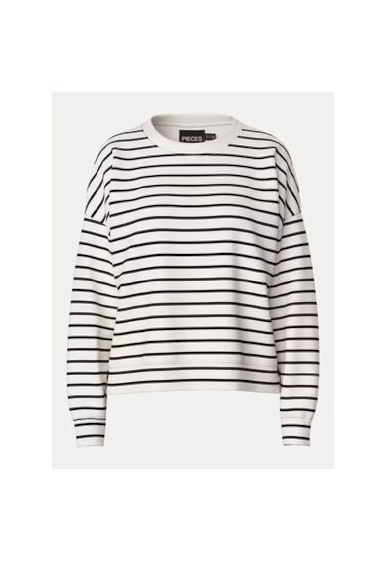 Pieces Bluza dama - 304915314 - Poliester reciclat/Bumbac - Bej - Bej