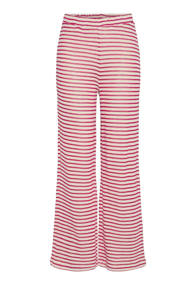 Pieces Pantaloni dama 17155071 - Bumbac/Poliester - Rosu - Rosu