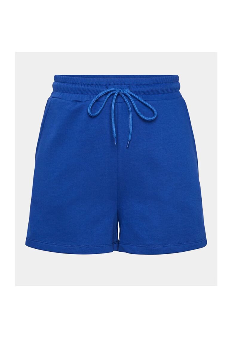 Pieces Pantaloni dama - 31211 - Bumbac/Poliester - Albastru