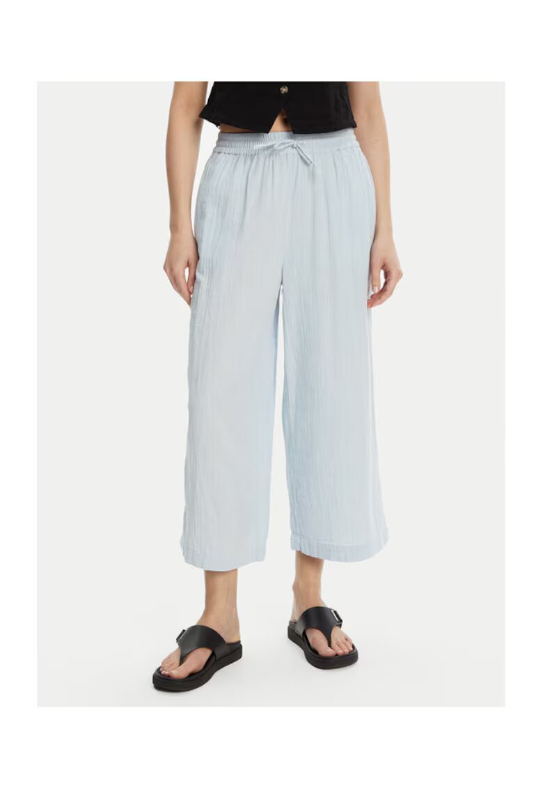 Pieces Pantaloni sport dama - bumbac - gri