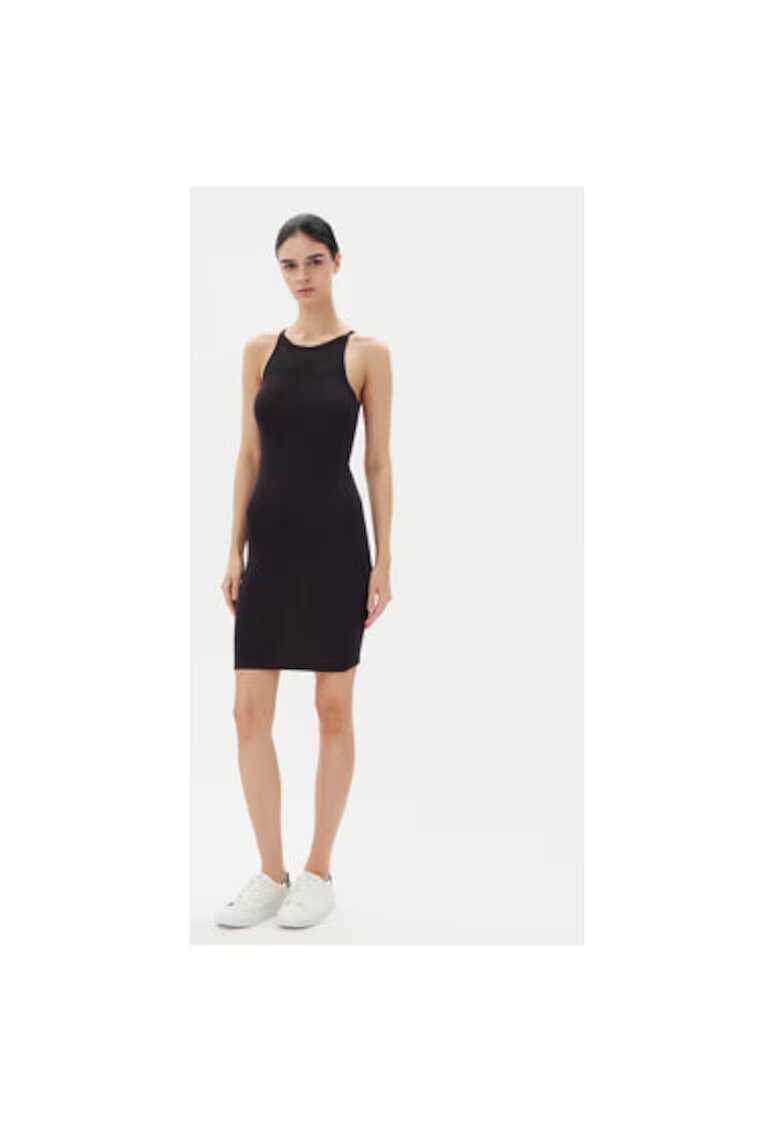 Pieces Rochie dama 17155478 - Viscoza - Negru - Negru