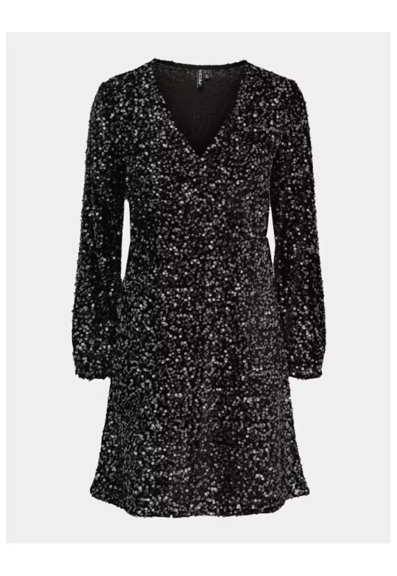 Pieces Rochie dama - 302956739 - Poliester - Negru