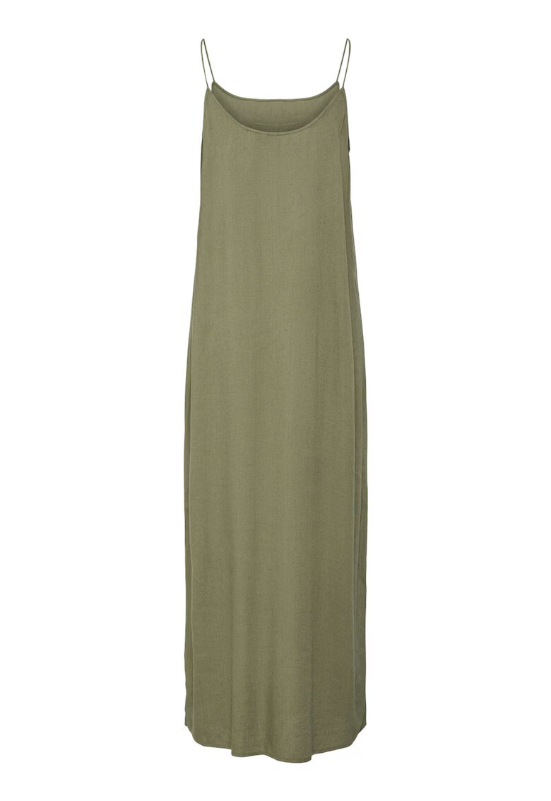 Pieces Rochie de vara dama 17151884 - In/Viscoza -Verde - Verde