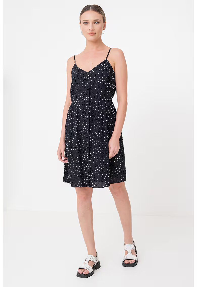 Pieces Rochie mini evazata - Negru