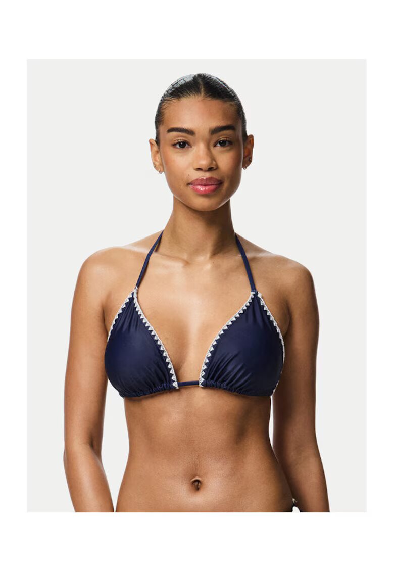 Pieces Sutien de baie dama 17156770 - Poliester reciclat - Bleumarin - Bleumarin