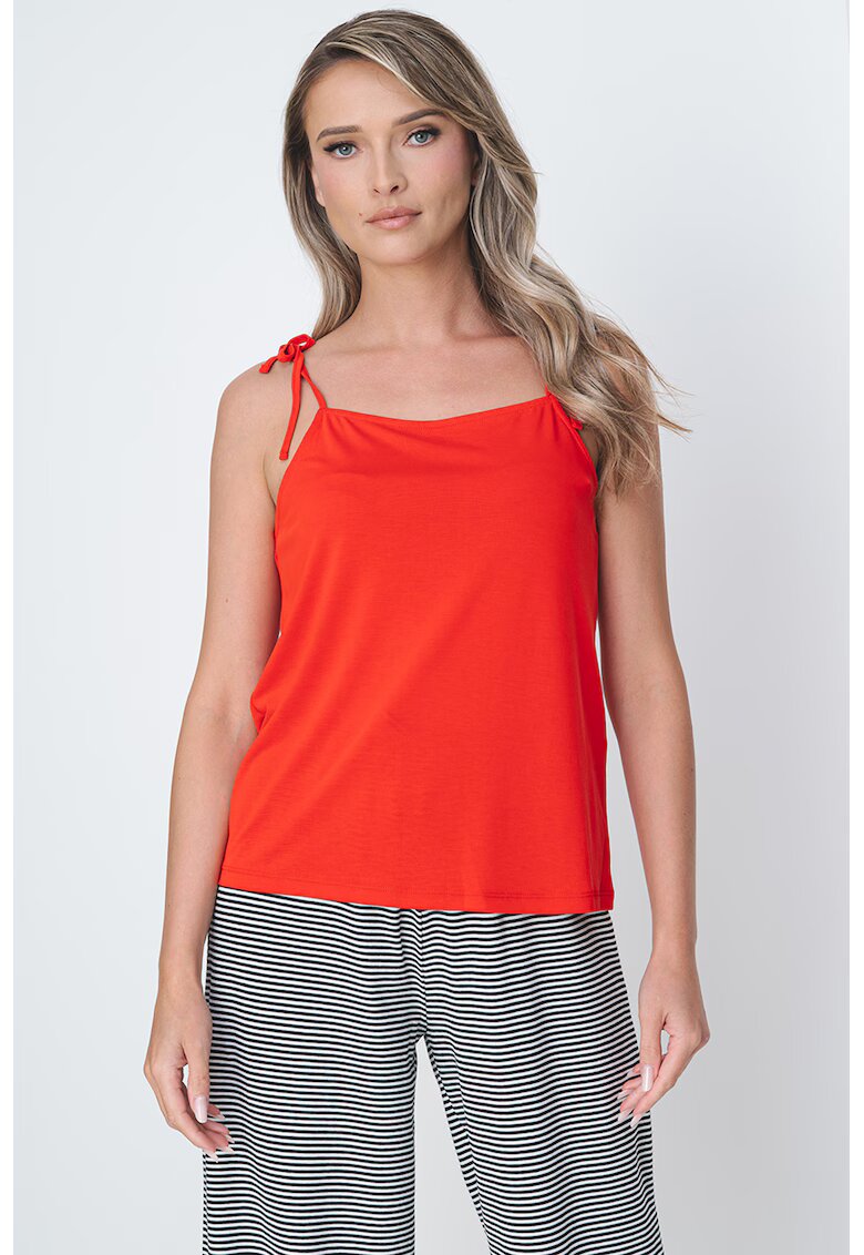 Pieces Top uni Canora - Rosu