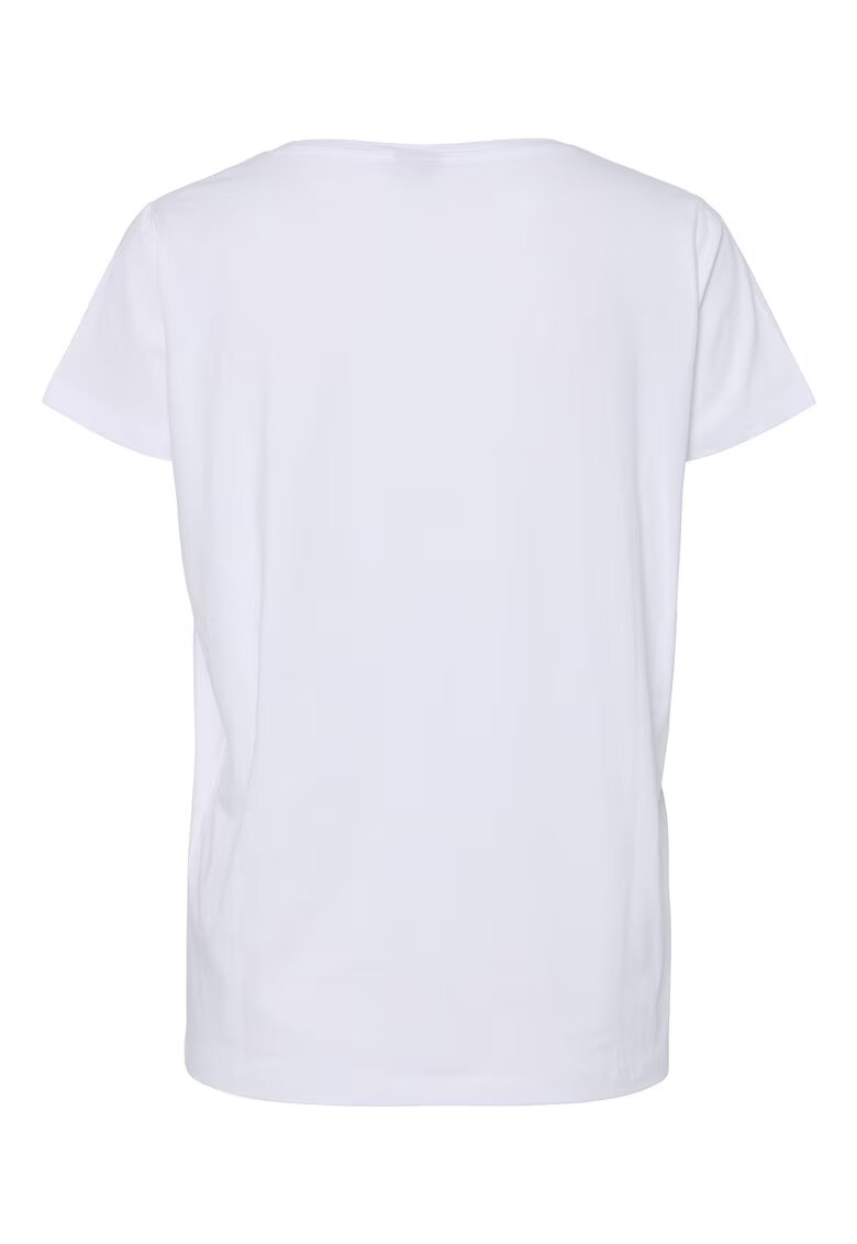 Pieces Tricou dama 17157705 - Bumbac - Alb - Alb