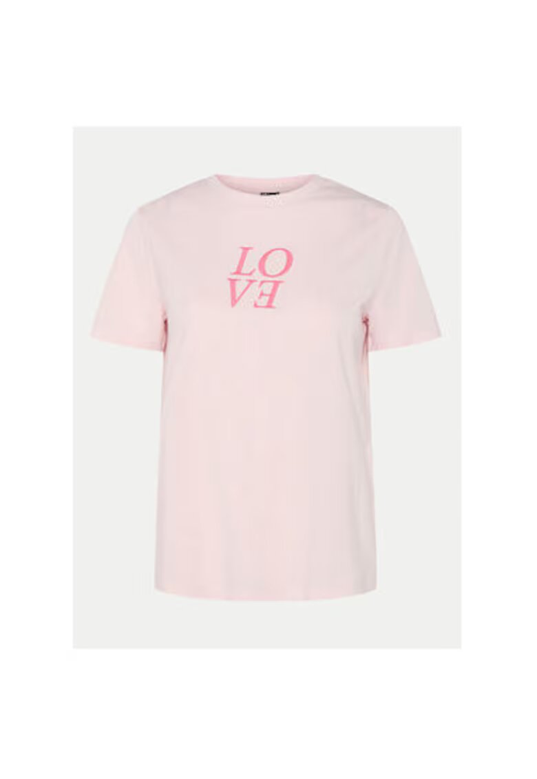 Pieces Tricou dama - 304914768 - Bumbac organic - Roz - Roz
