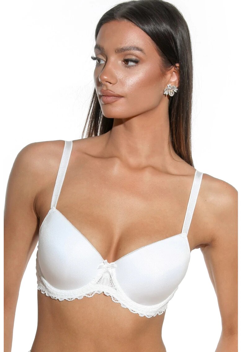 Piera Sutien clasic - CATY R1636 - Alb - Alb