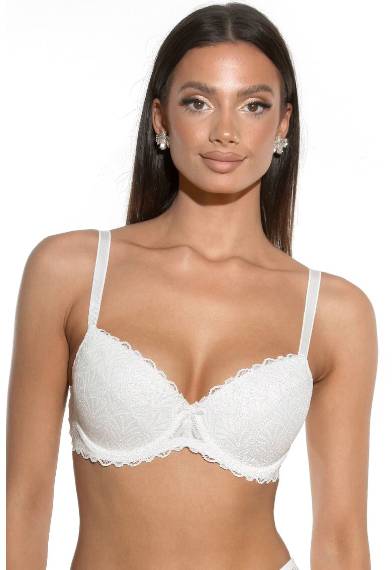 Piera Sutien clasic - CATY R1639 - Alb - Alb