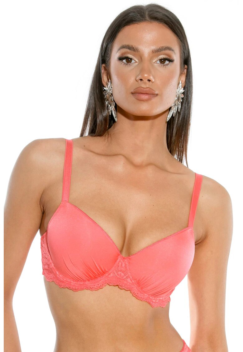 Piera Sutien clasic - MYRA R1625 - Rosu - Roz