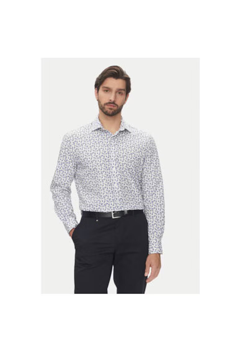 Pierre Cardin Camasa barbati C6 11004.0409 - Bumbac - Bleumarin - Bleumarin