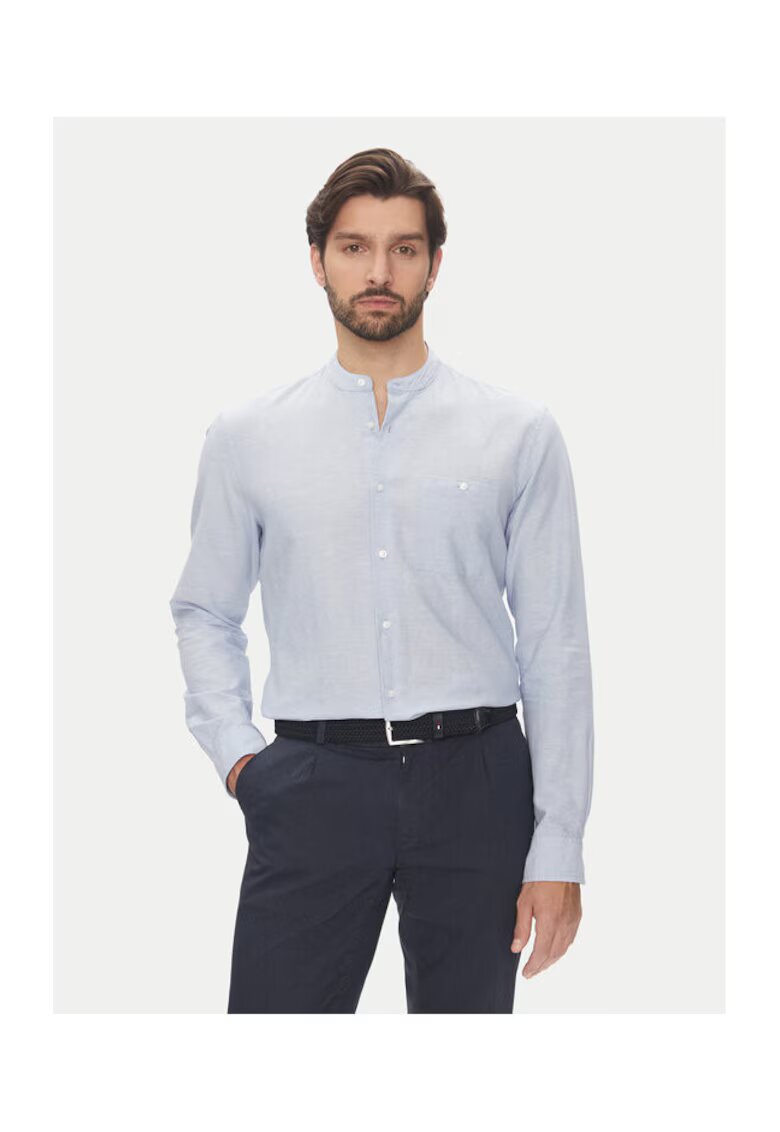 Pierre Cardin Camasa barbati C6 41009.0480 - Bumbac/In - Albastru deschis - Albastru deschis