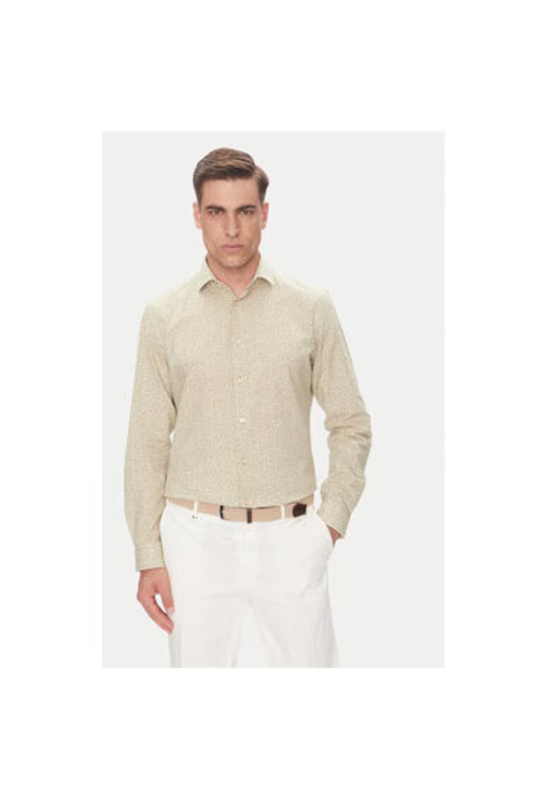 Pierre Cardin Camasa barbati C6 41017.0451 - Bumbac - Bej - Bej