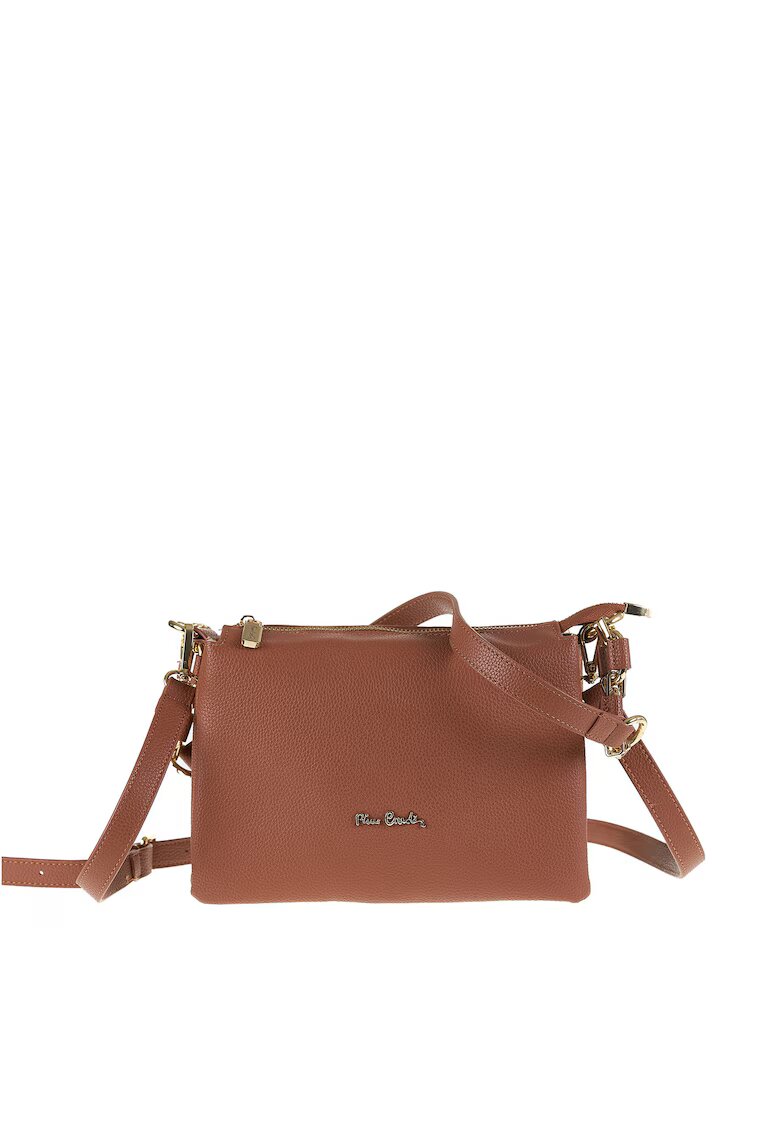 Pierre Cardin Geanta crossbody de piele cu bareta ajustabila Brunilde - Maro