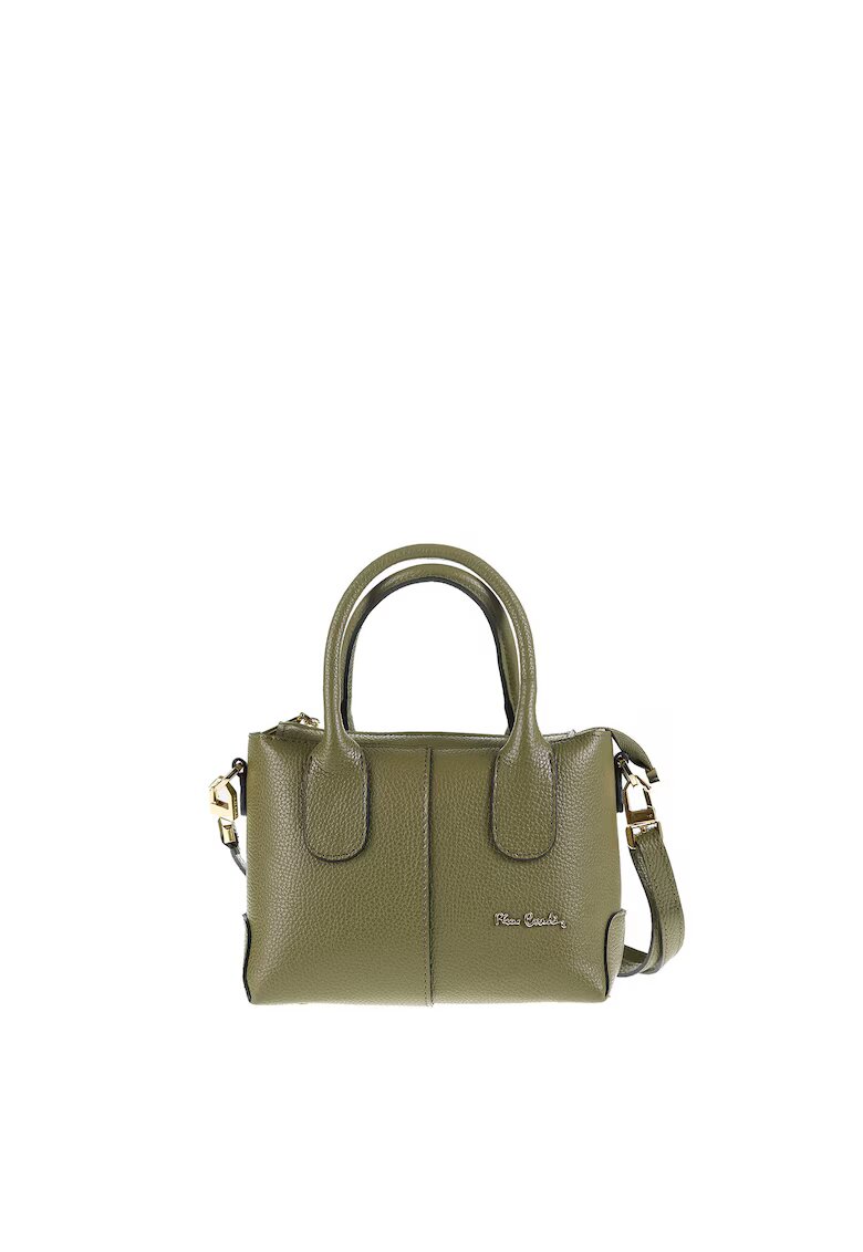Pierre Cardin Geanta crossbody de piele Floriana - Kaki pal