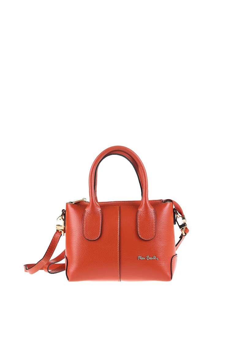 Pierre Cardin Geanta crossbody de piele Floriana - Portocaliu