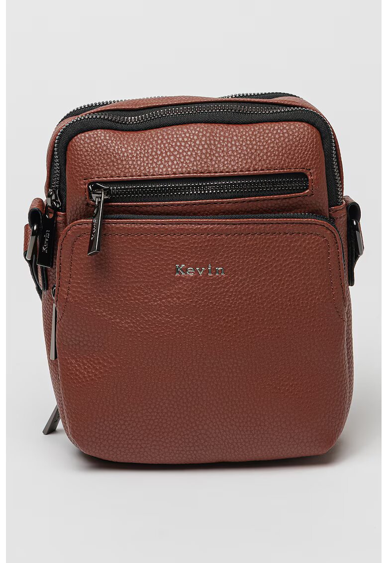 Pierre Cardin Geanta crossbody din piele ecologica cu aspect texturat - Maro