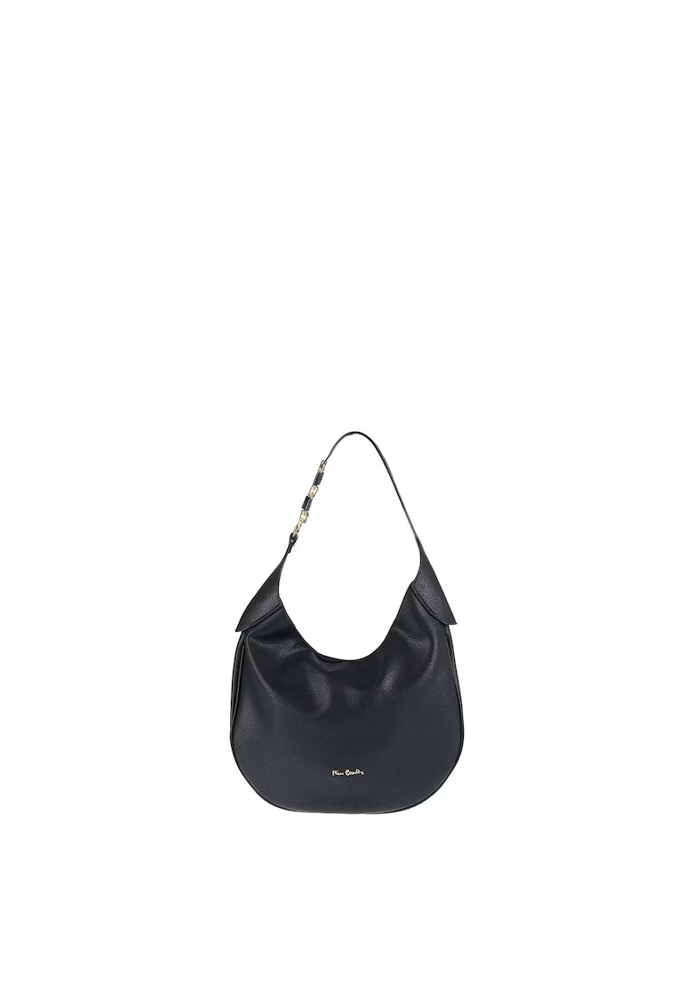 Pierre Cardin Geanta de mana cu maner si logo metalic discret - Negru