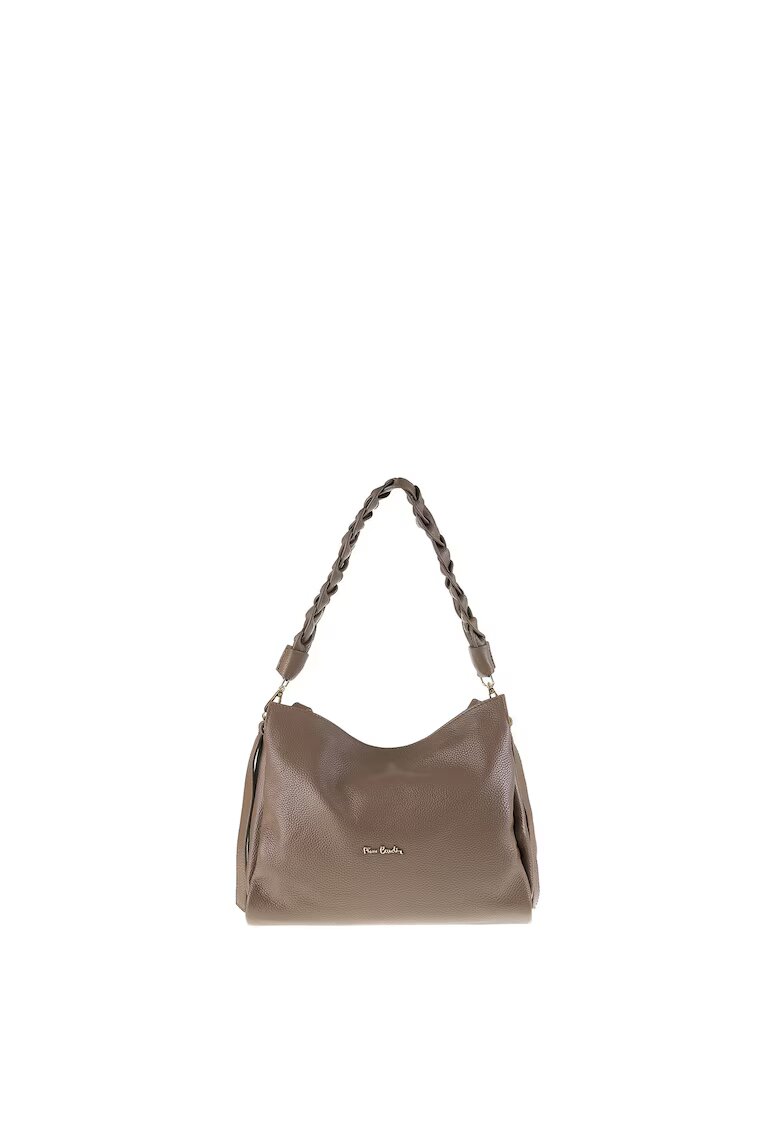 Pierre Cardin Geanta de piele cu bareta de umar Aurelia Elite - Maro taupe